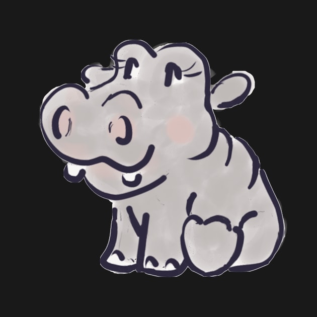 Little Hippo by kktibbs