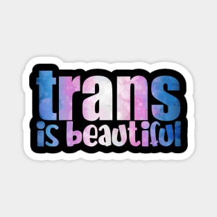 Trans is Beautiful Magnet