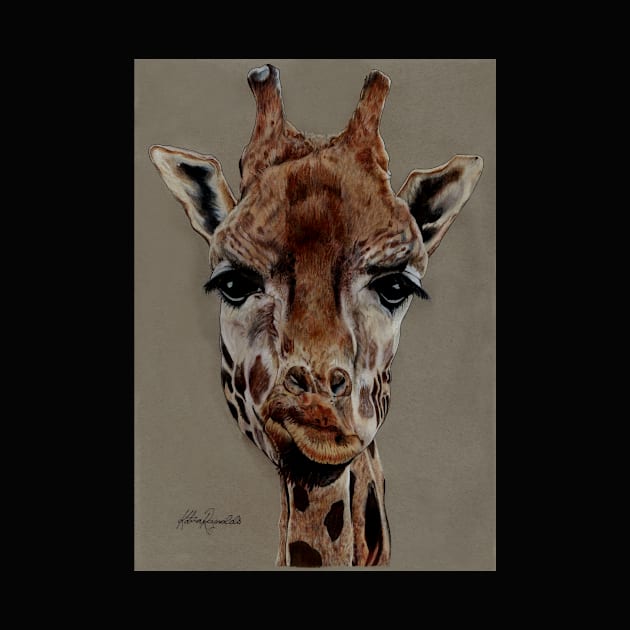 Giraffe with Attitude by KatareyDesigns