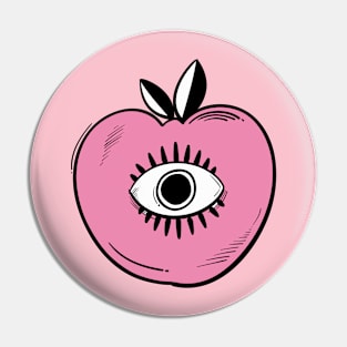 Apple with eye Pin