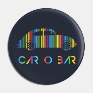 CAR O BAR RAINBOW Pin