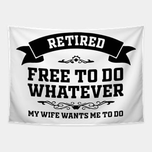 Retired Free Tapestry