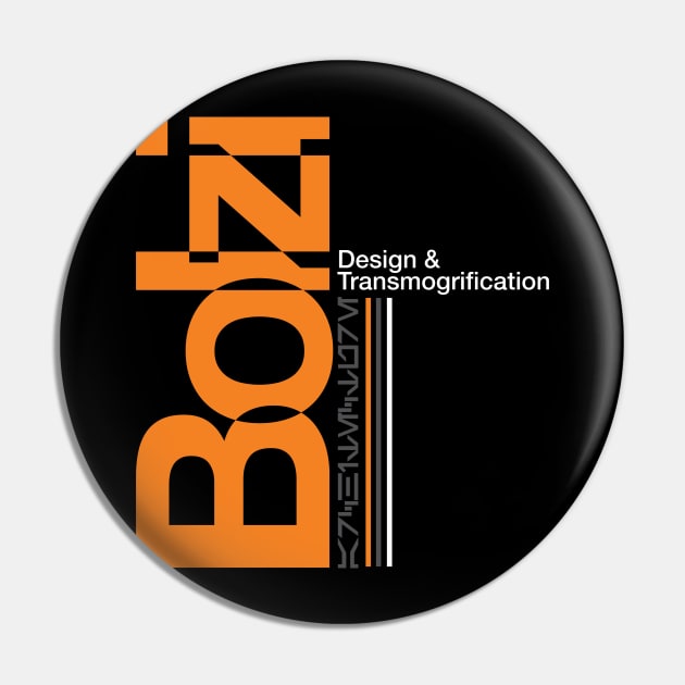 Bolzi Design & Transmogrification Pin by MindsparkCreative