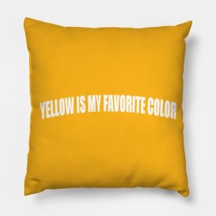 yellow Pillow