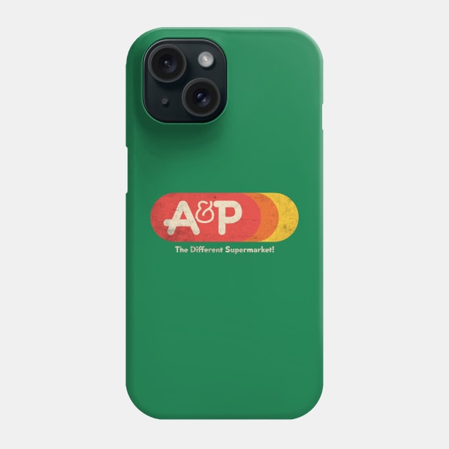 A and P Supermarket Phone Case by Danny's Retro Store