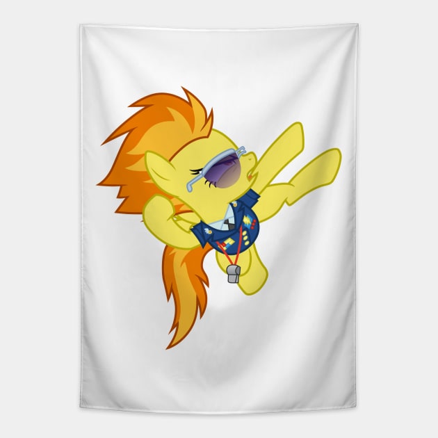 Spitfire Kick! Tapestry by CloudyGlow