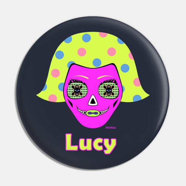 Lucy--  Hot Pink Pin by patrou