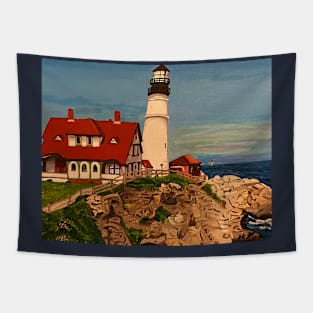 Portland, Main Lighthouse Tapestry