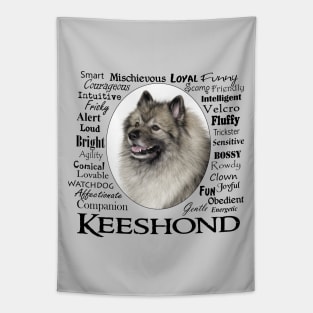 Keeshond Traits Tapestry