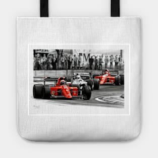 Alain Prost. ferrari 1990 Tote