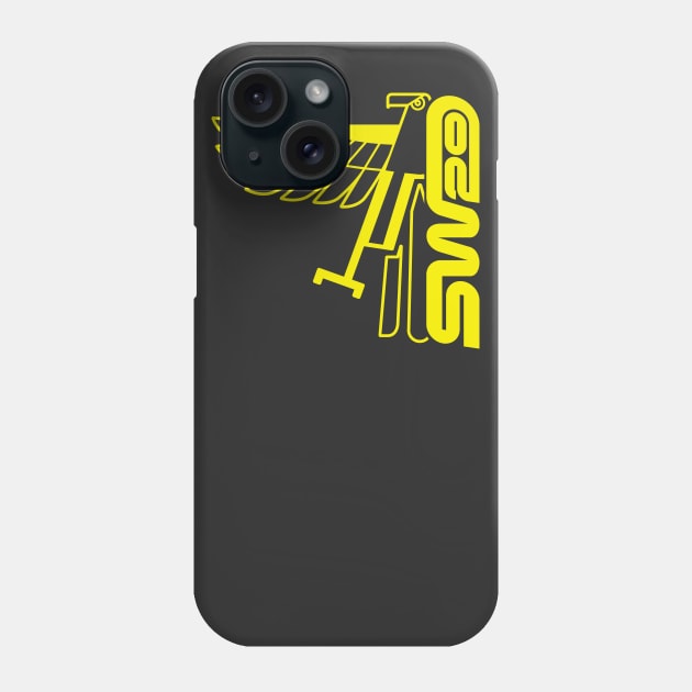 SW20: Flight of the Phoenix (solar yellow) Phone Case by PRS_Designs_787