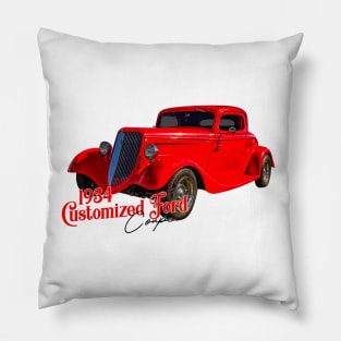 1934 Customized Ford Coupe Pillow