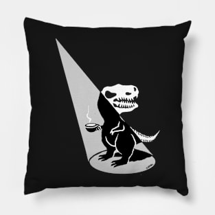 Tea Rex show time Pillow