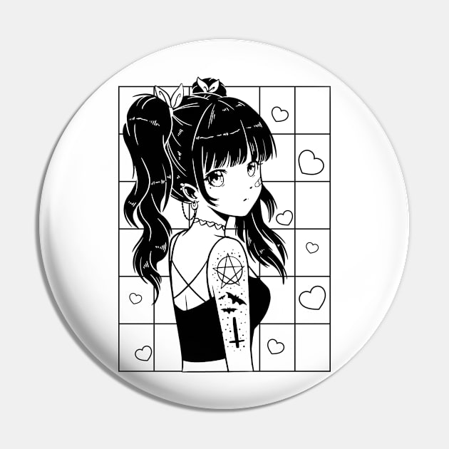 Anime Girl Pin by PlimPlom