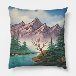 Purple Mountain Range Pillow