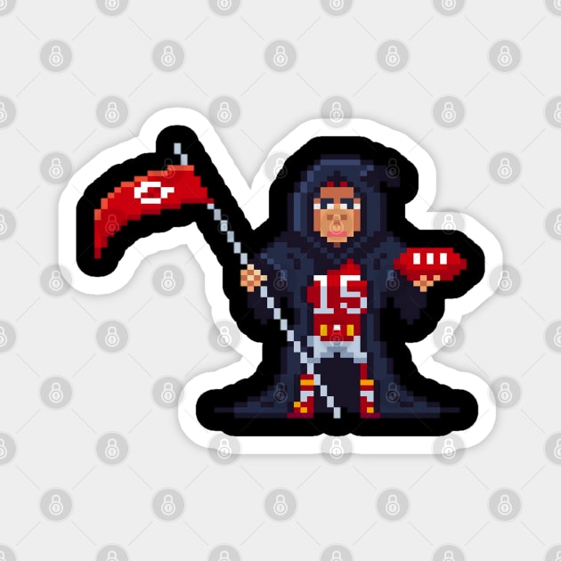 grim reaper 8 bit Magnet by Roti Kodok Art