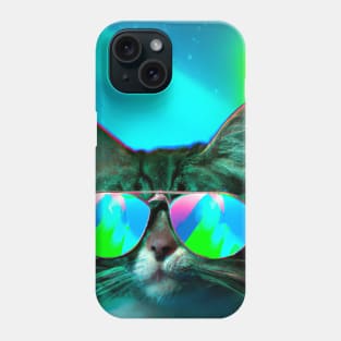 Cat with Sunglasses Phone Case