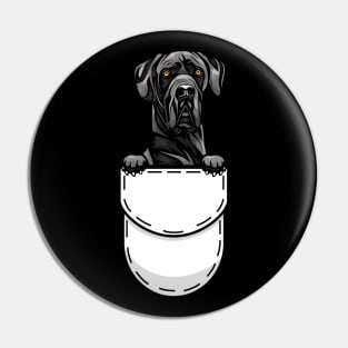 Funny Great Dane Pocket Dog Pin