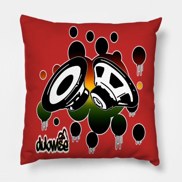 Dubwise-Rocksteady Pillow by AutotelicArt