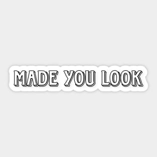 Made You Look Hand Sticker by HonestyB for iOS & Android