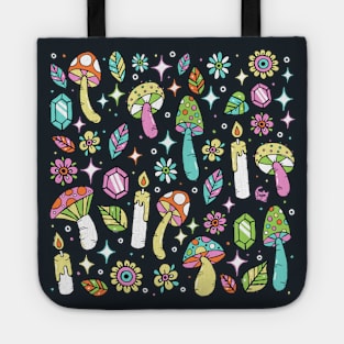 Magic Mushroom Forest Pattern Tote