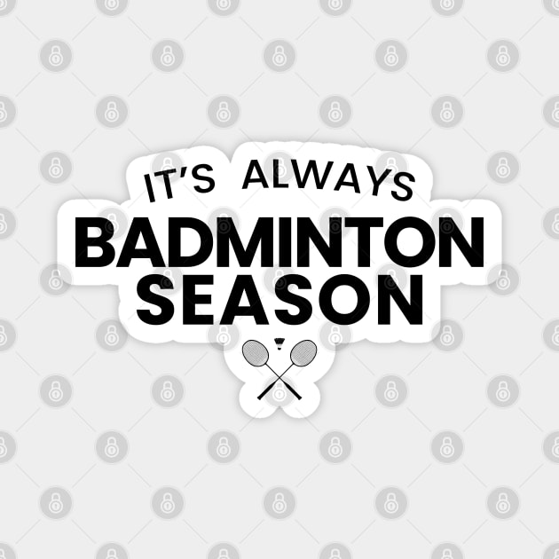 badminton Magnet by Tali Publik