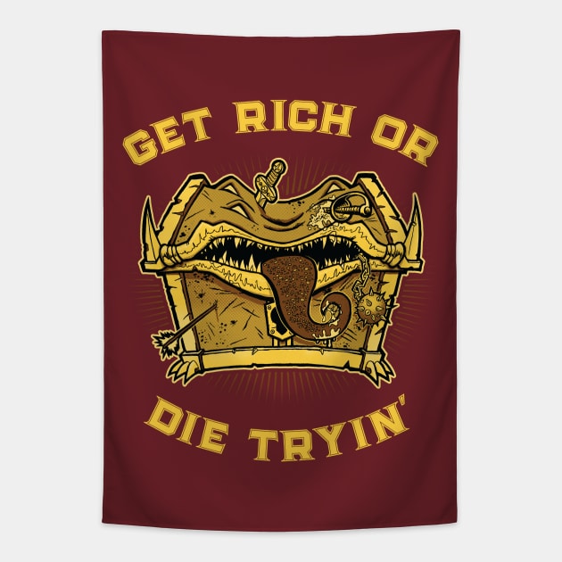 Get Rich Or Die Tryin' Tapestry by DCLawrenceUK