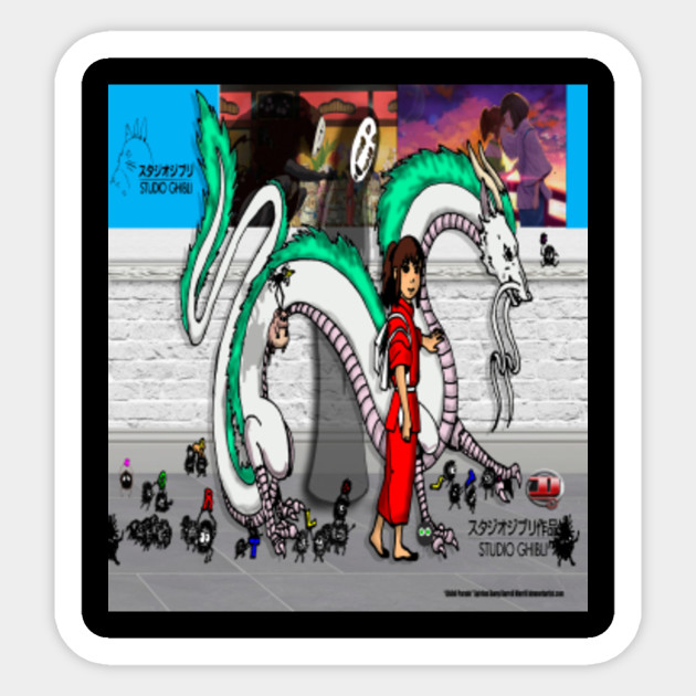 Spirited Away Studio Ghibil Parade Anime And Manga Sticker