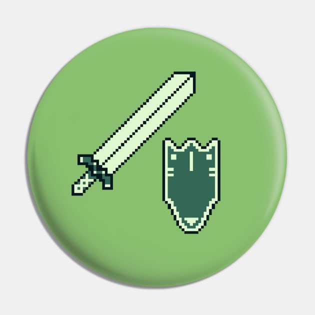 Shord and Shield Hero Pin by HP Pixel