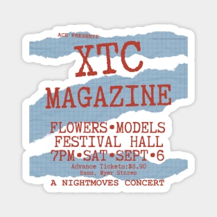 XTC/Magazine Australian Tour Print 1980 Magnet