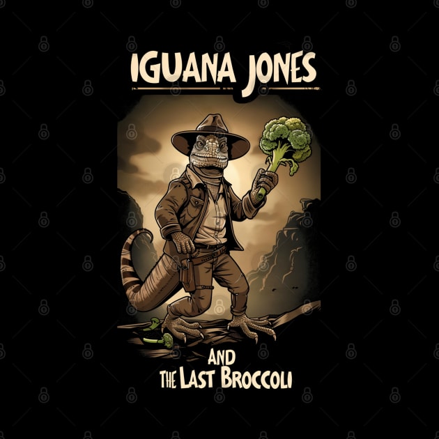 Iguana Jones and the Last Broccoli - Indy Funny by Fenay-Designs