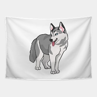 Heavenly Husky Tapestry