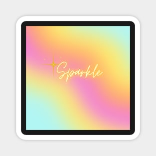 Pink Pastel Sparkle Magnet