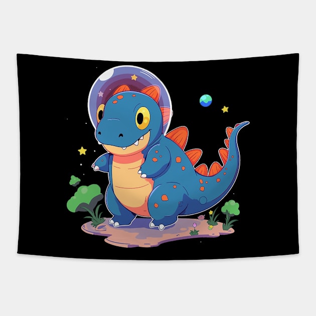 space dino Tapestry by enzo studios