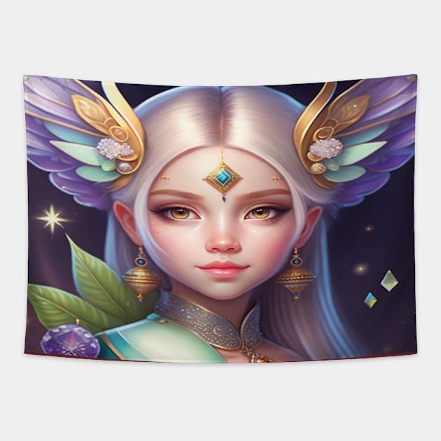 Cute Fairy Tapestry by SylwiaArt