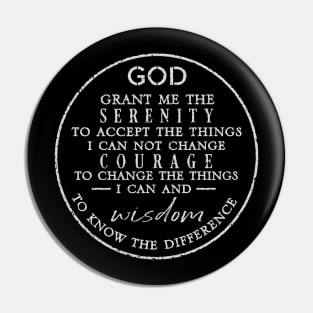 The Serenity Prayer Pin