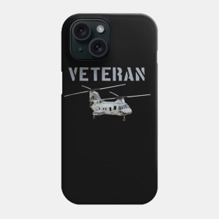 Veteran Ch-46 Sea Knight Helicopter Phone Case