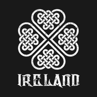Ireland Irish Celtic Knot Vintage Shamrock T-Shirt