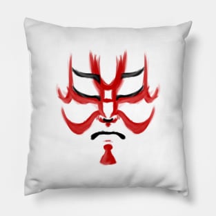 Kumadori Face Paint Pillow