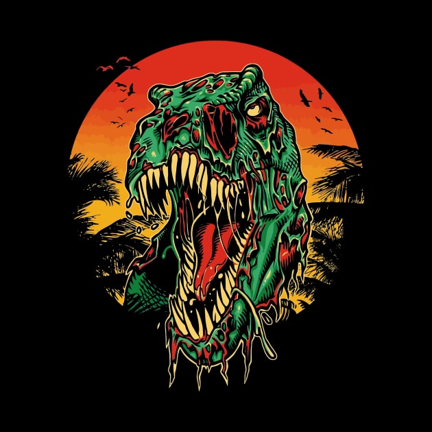 T-Rex Zombie by WorldDinosaurs