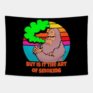 monkey smoking Tapestry