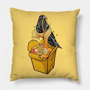 Crow Ramen Pillow