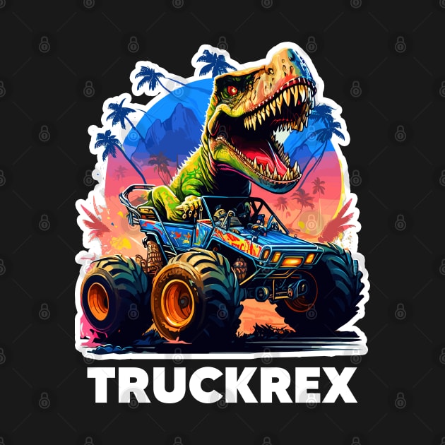 T-Rex Truck, Monster Truck - 4 by Megadorim