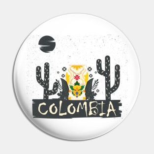 Colombia saguaro Pin