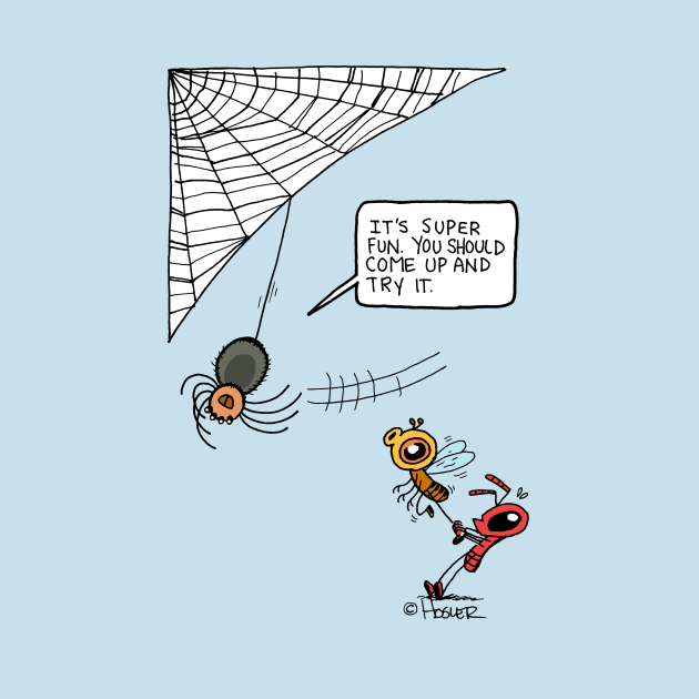 Spider Swing! by Jay Hosler Tees