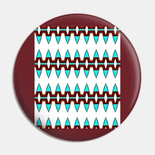 Turquoise tribal Pin