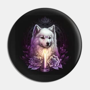 Gothic Samoyed Pin