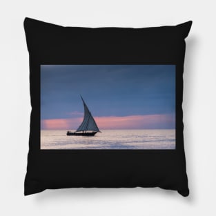 Indian Ocean Dusk #1 Pillow