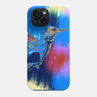 Hovering Hummingbird Artwork Phone Case