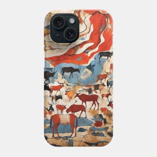 Lascaux Cave France Vintage Poster Tourism Phone Case